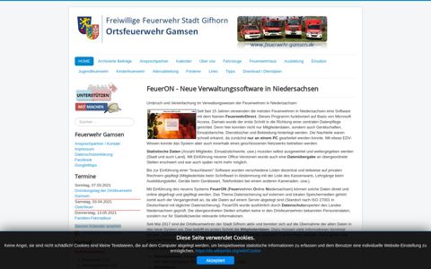 FeuerON - Neue Verwaltungssoftware in Niedersachsen