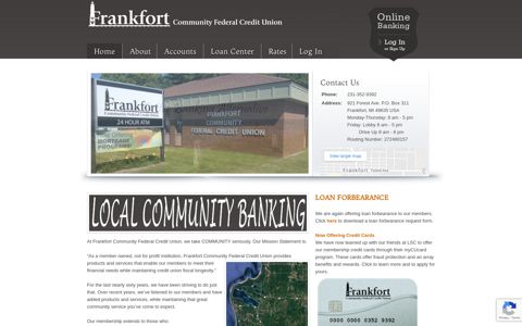 Frankfort Community FCU — We've got money to lend!