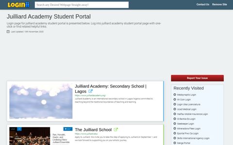 Juilliard Academy Student Portal - Loginii.com