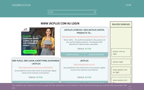 www jacplus com au login - General Information about Login