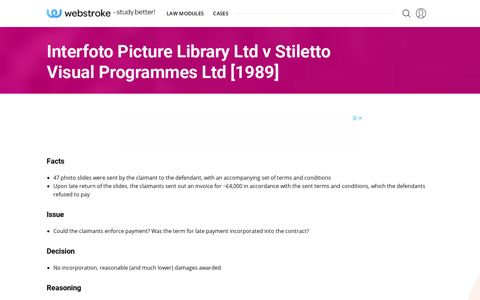 Interfoto Picture Library Ltd v Stiletto Visual Programmes Ltd ...