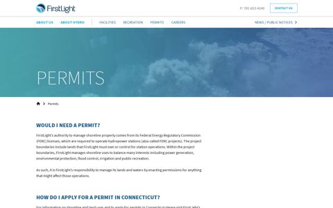 Permits - First Light Power Resources