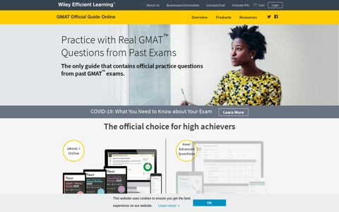 GMAT™ Official Guide Online – Wiley Efficient Learning