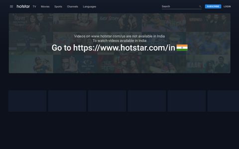Watch TV Shows, Movies, Live Cricket Matches ... - Hotstar