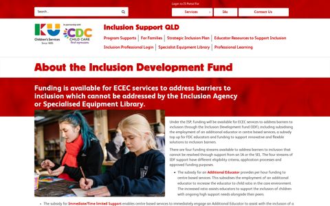 About the Inclusion Development Fund - Inclusion Support ...