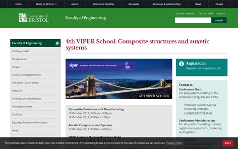 4th VIPER School Composite Structures and auxetic systems ...