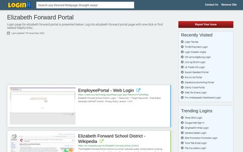 Elizabeth Forward Portal - Loginii.com