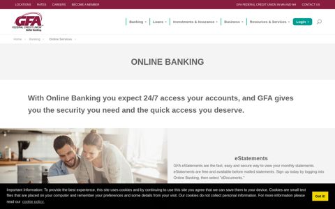 Online Banking | Online Services | GFA FCU