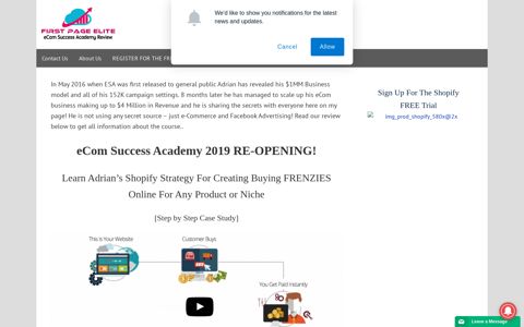 eCom Success Academy Review, Bonus and Insights