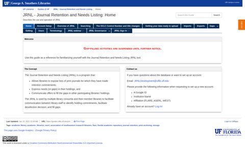 Home - JRNL - Journal Retention and Needs Listing - Guides ...