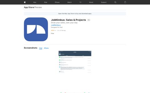 ‎JobNimbus: Sales & Projects on the App Store