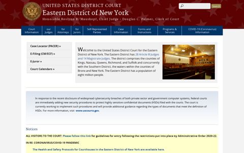 Eastern District of New York | United States District Court