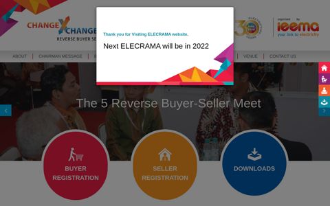 Welcome to ELECRAMA 2020 - 5th Reverse Buyer-Seller Meet