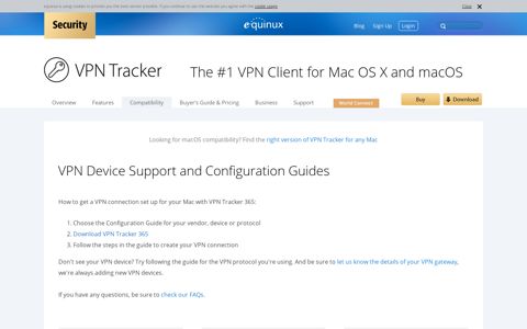 AVM FRITZ!Box WLAN 3270 Mac VPN Client - VPN Tracker