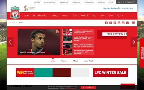 Liverpool FC - Homepage