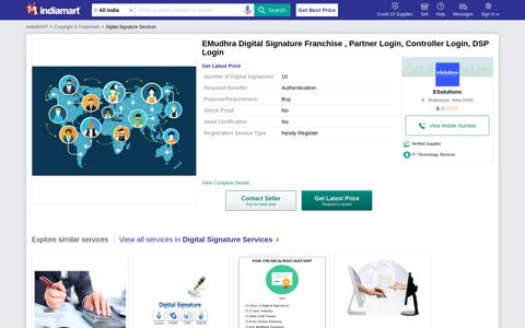 eMudhra Digital Signature Franchise , Partner Login ...