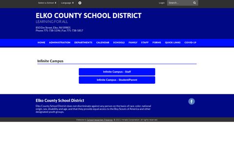 Infinite Campus - Elko County School District