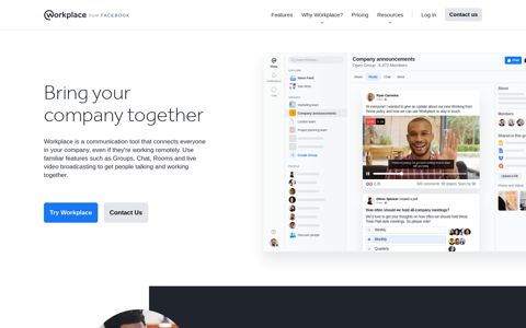 Communication tools for business | Workplace from Facebook