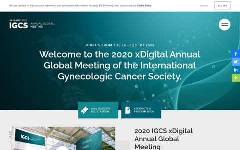 2020 IGCS Annual Global Meeting - IGCS xDigital 2020