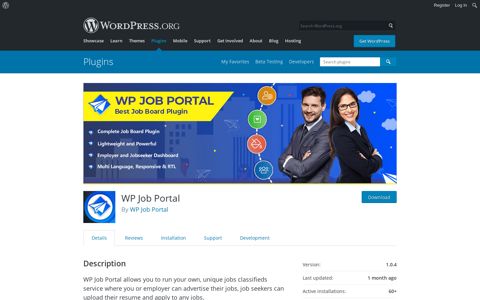 WP Job Portal – WordPress plugin | WordPress.org