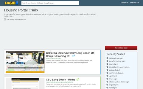 Housing Portal Csulb - Loginii.com