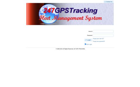 Login : 247 GPS TRACKING - SecureGPSTracking