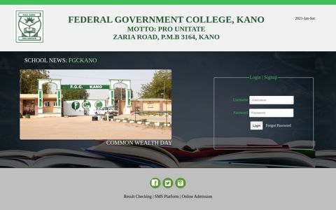 federal government college, kano