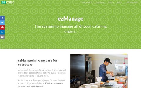 ezManage Catering Management App by ezCater
