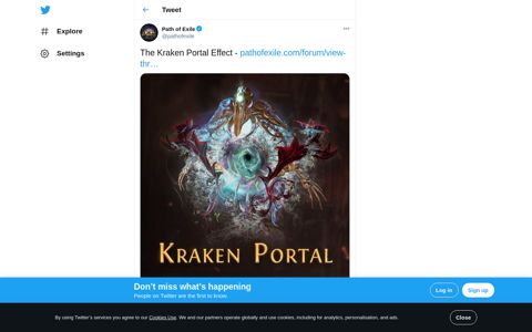 Path of Exile on Twitter: "The Kraken Portal Effect - https://t.co ...