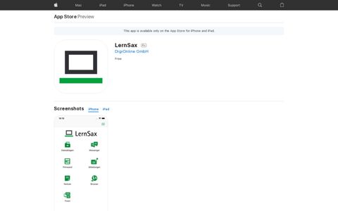 ‎LernSax on the App Store