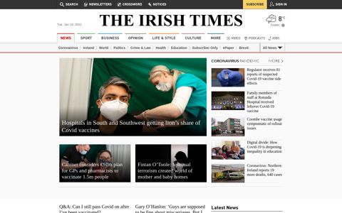 The Irish Times: Breaking News | Irish & International Headlines