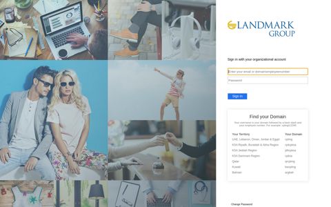 sts.landmarkgroup.com - Sign In