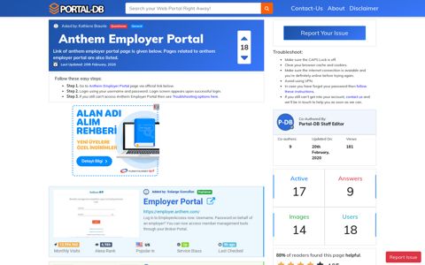 Anthem Employer Portal