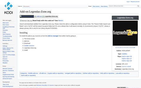 Add-on:Legendas-Zone.org - Official Kodi Wiki - Linuxsecrets