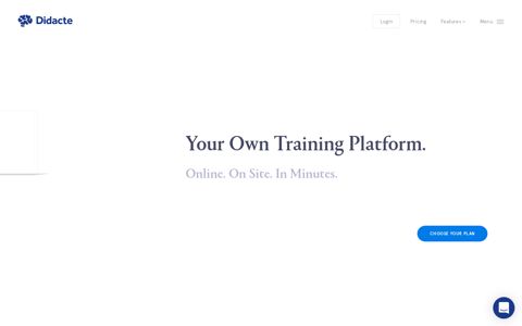 Didacte LMS: Build your own online learning portal