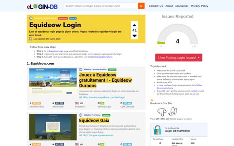 Equideow Login - A database full of login pages from all over the ...