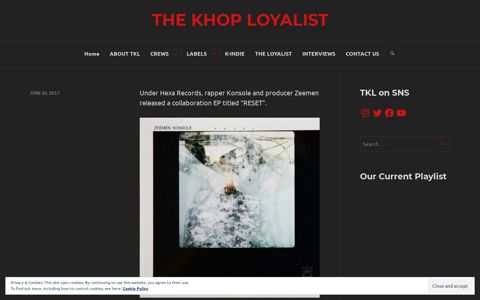 Konsole x Zeemen Release Collab EP “R E S E T” – THE KHOP ...