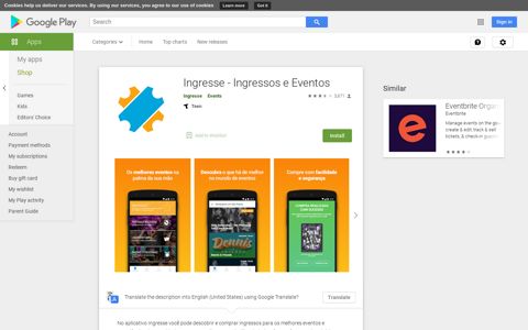 Ingresse - Ingressos e Eventos - Apps on Google Play