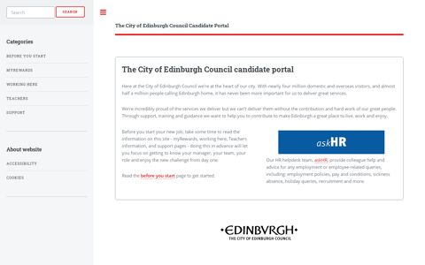 Home – The City of Edinburgh Council Candidate Portal