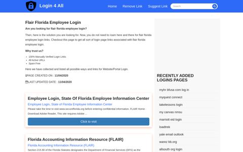 flair florida employee login - Official Login Page [100% Verified]
