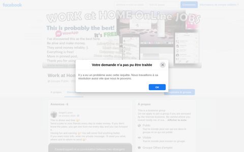 Work at Home Online Jobs Public Group | Facebook