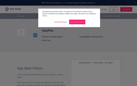 GayPax App Ranking and Store Data | App Annie