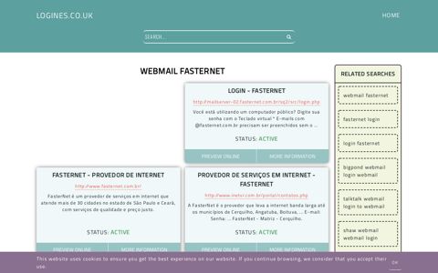 webmail fasternet - General Information about Login - Logines UK