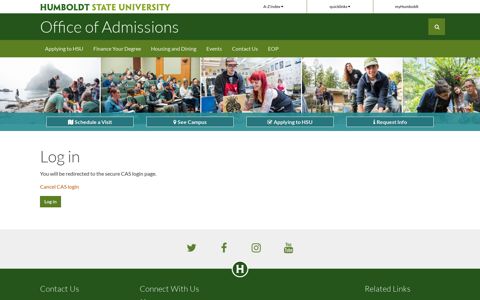 Log in - Office of Admissions - Humboldt State University