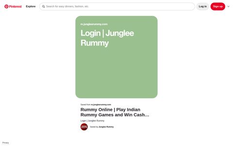 Login | Junglee Rummy in 2020 | Rummy, Rummy online, Rummy ...