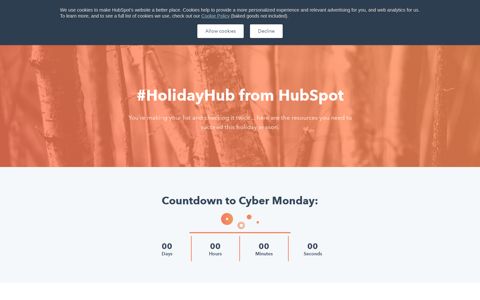 #HolidayHUB from HubSpot | Holiday Resources