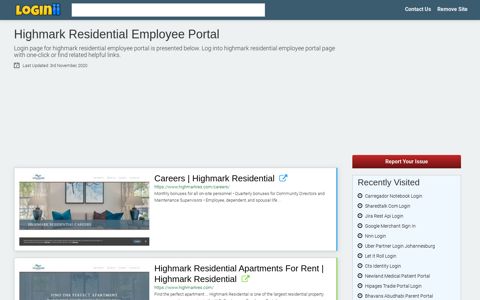 Highmark Residential Employee Portal - Loginii.com