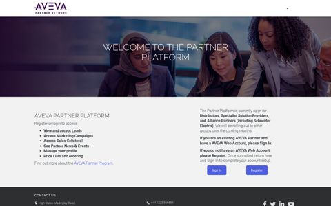 AVEVA Partner Network - Partner Login