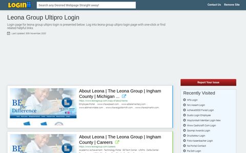 Leona Group Ultipro Login - Straight Path to Any Login Page!