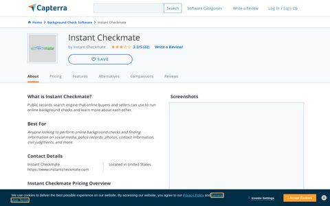 Instant Checkmate Reviews and Pricing - 2020 - Capterra